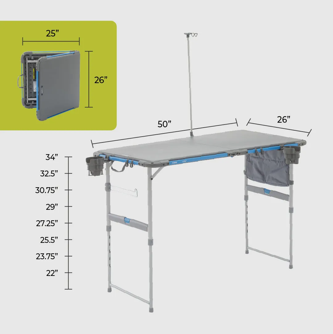 4 Foot FlexRail Outdoor Camp Table