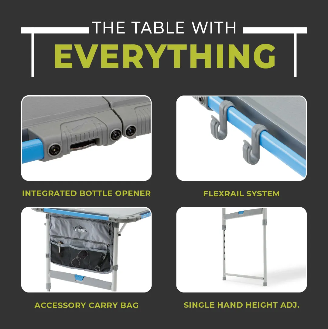 4 Foot FlexRail Outdoor Camp Table