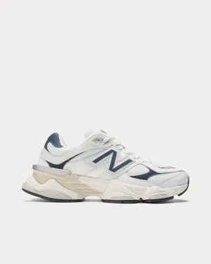 9060  White / NB Navy / Sea Salt Low Top Sneakers