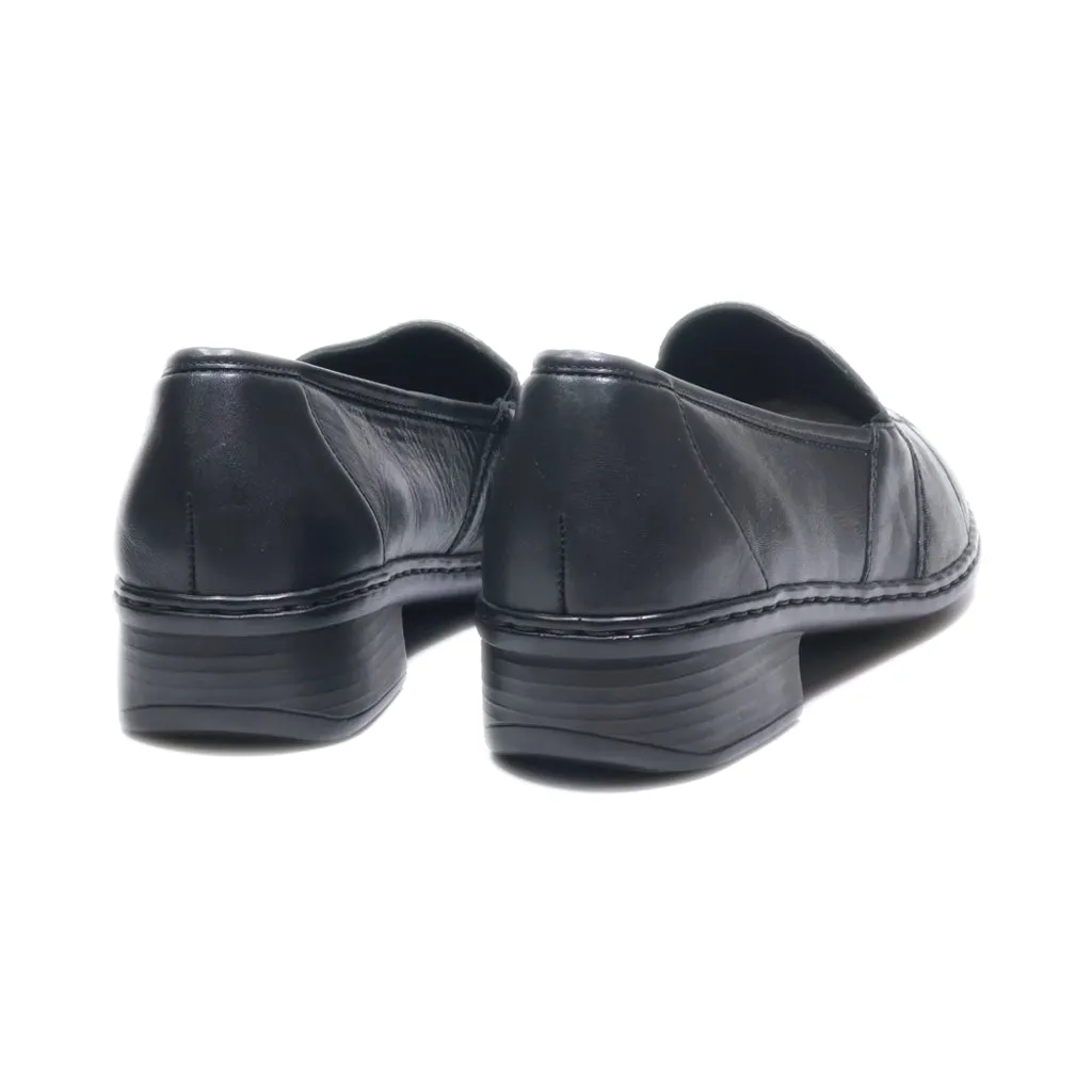 Ara Loafers Leather Black Colour For Women