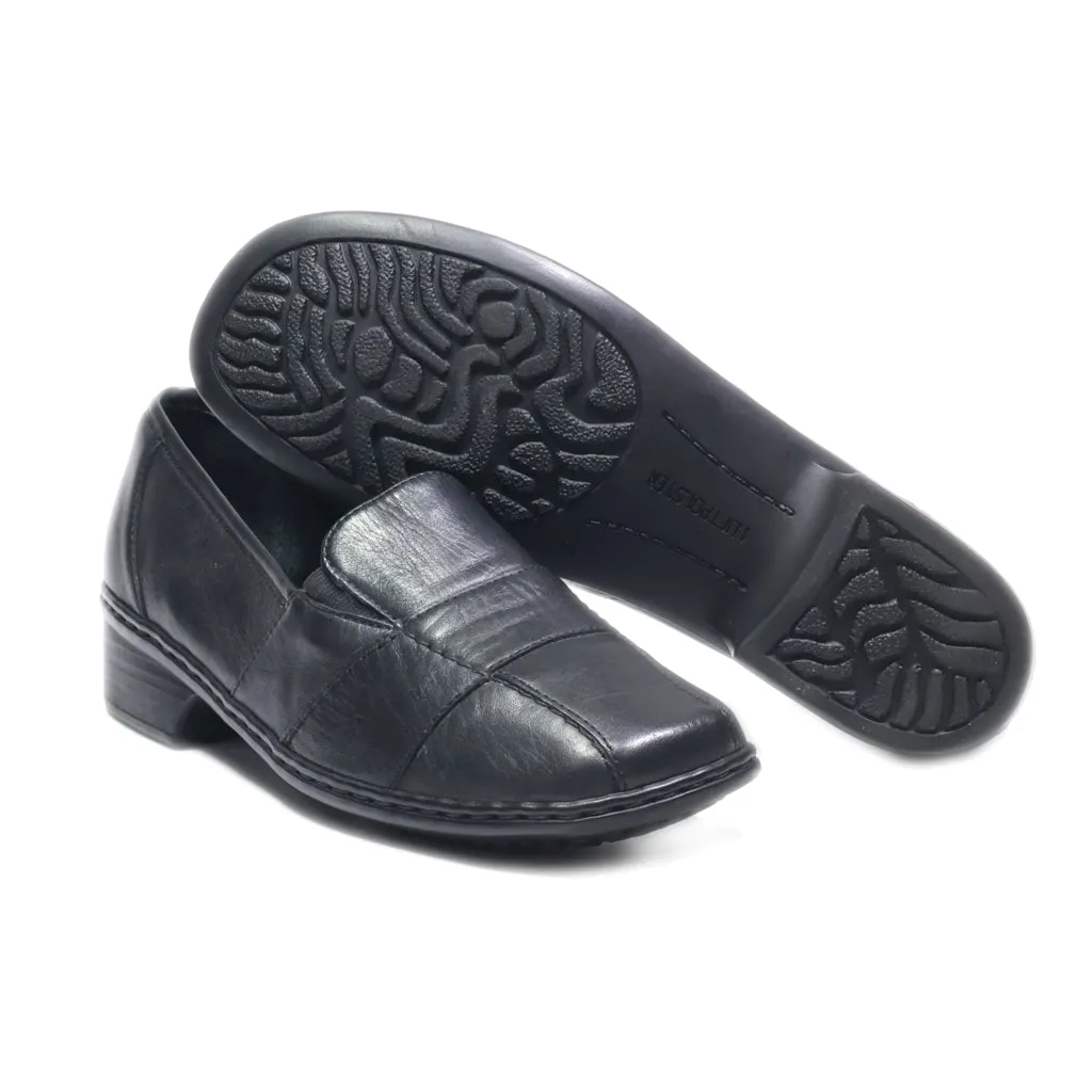 Ara Loafers Leather Black Colour For Women