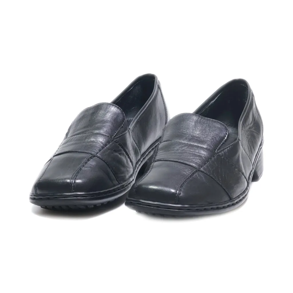 Ara Loafers Leather Black Colour For Women
