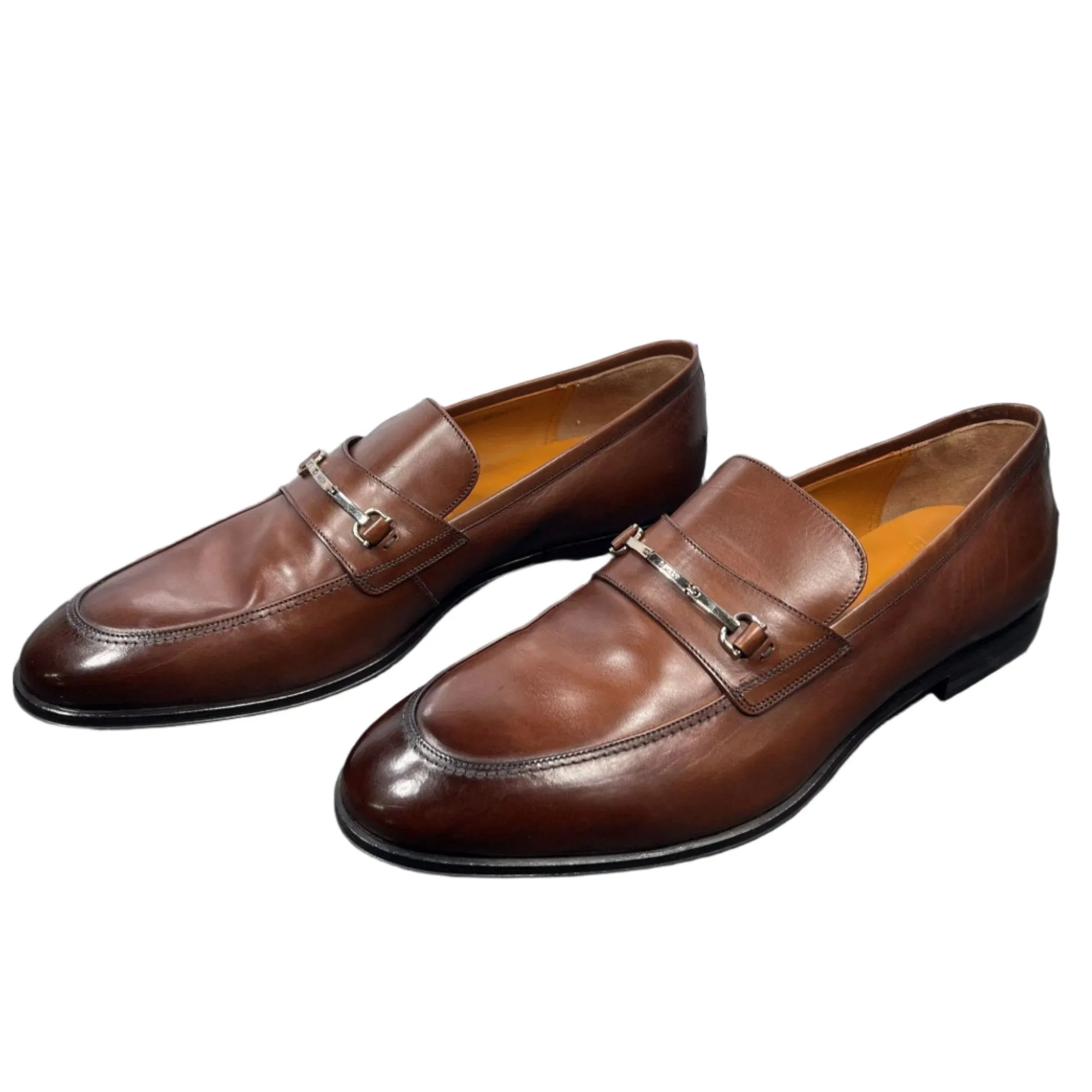 Bally Mens Werton Coconut Leather Loafers