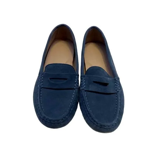 Banana Republic Slate Blue Leather Loafers