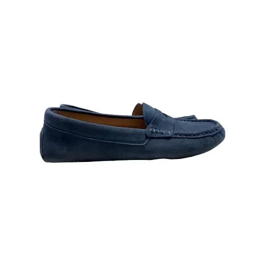 Banana Republic Slate Blue Leather Loafers