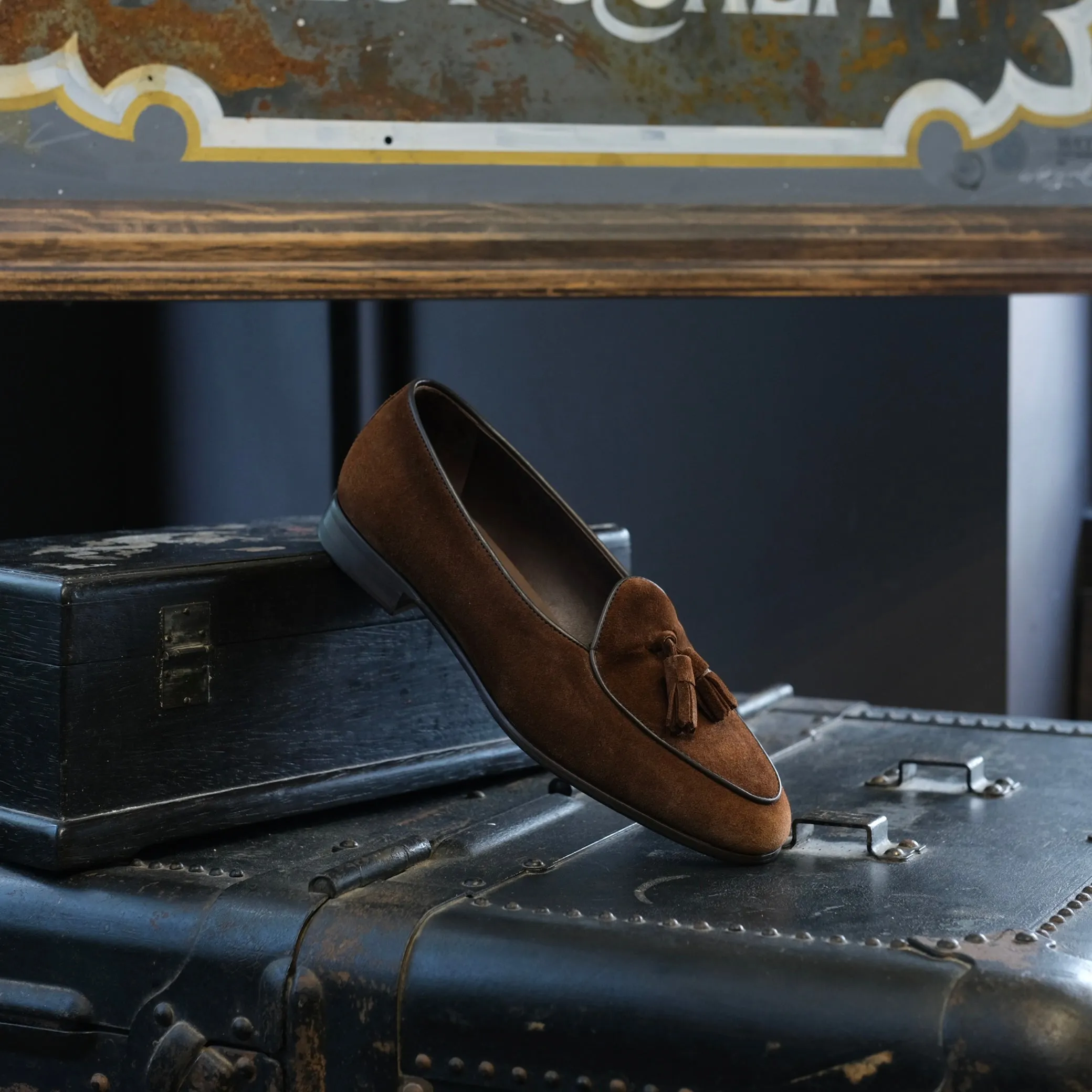 Berwick1707 Belgian Tassel Loafer (173)