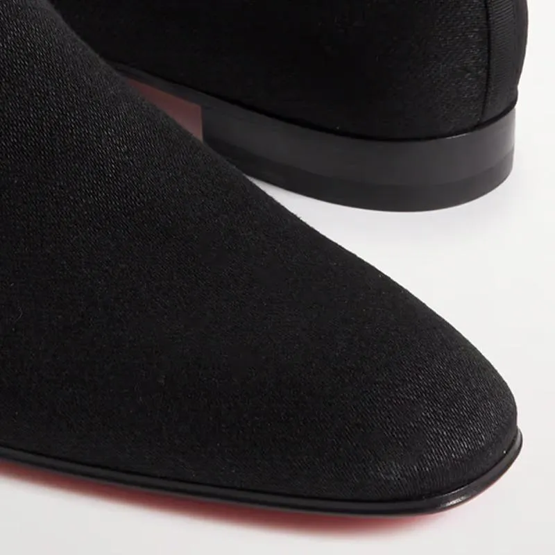Black Grosgrain Loafers