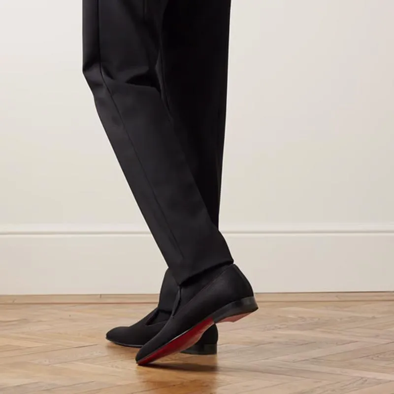 Black Grosgrain Loafers