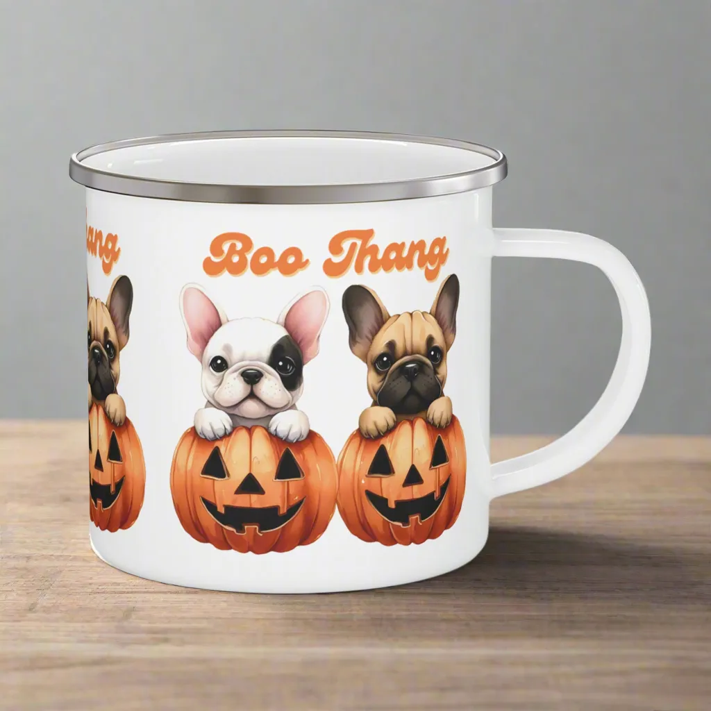 Boo Thang Enamel Camping Mug