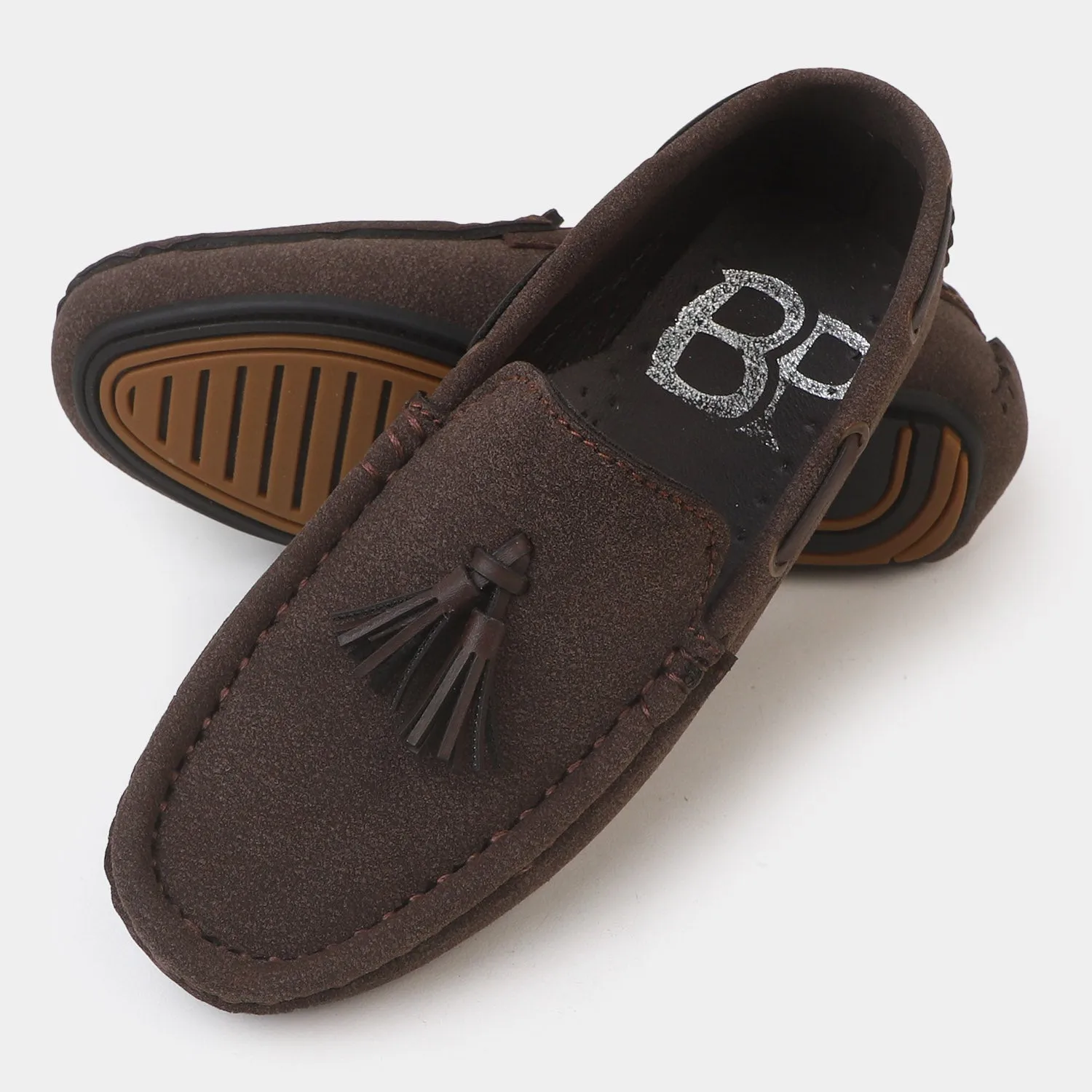 Boys Loafers LF-4 - BROWN