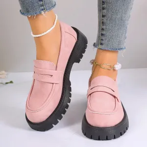 British Style Platform Shoes/ Loafers