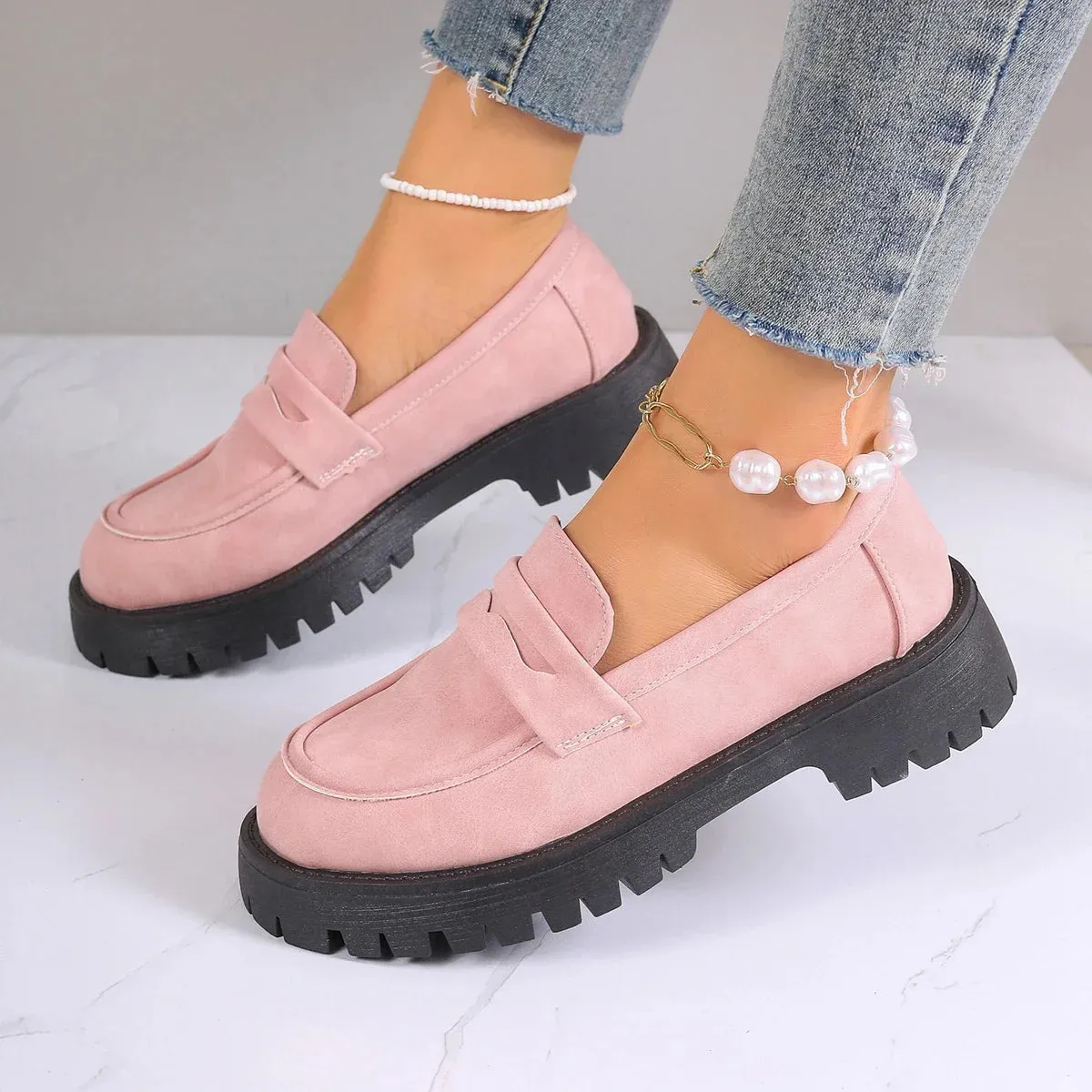 British Style Platform Shoes/ Loafers