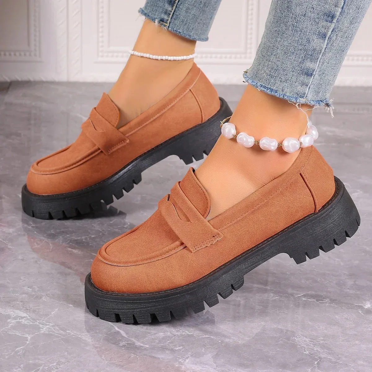 British Style Platform Shoes/ Loafers