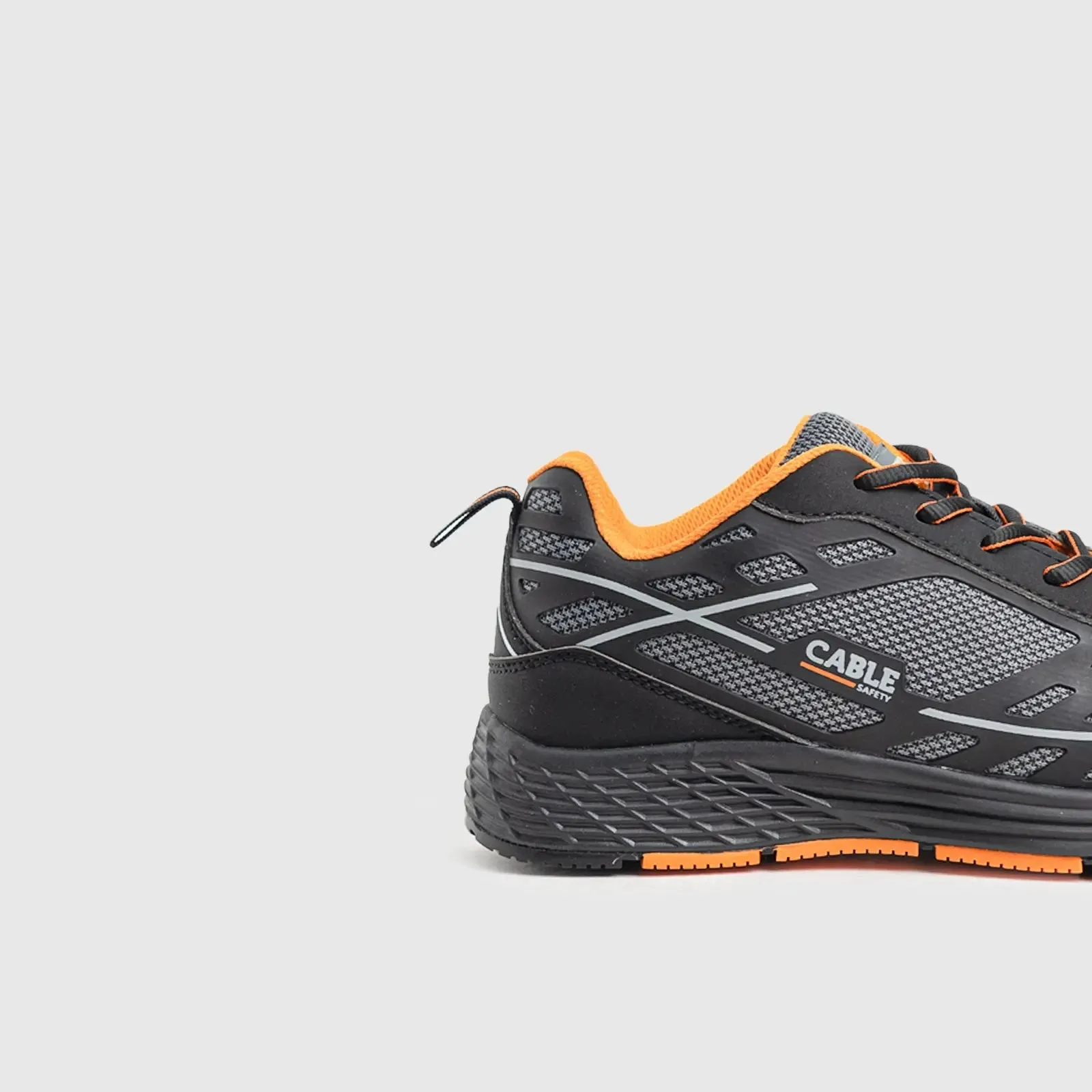 Cable Zircon Safety Shoe Black/Orange