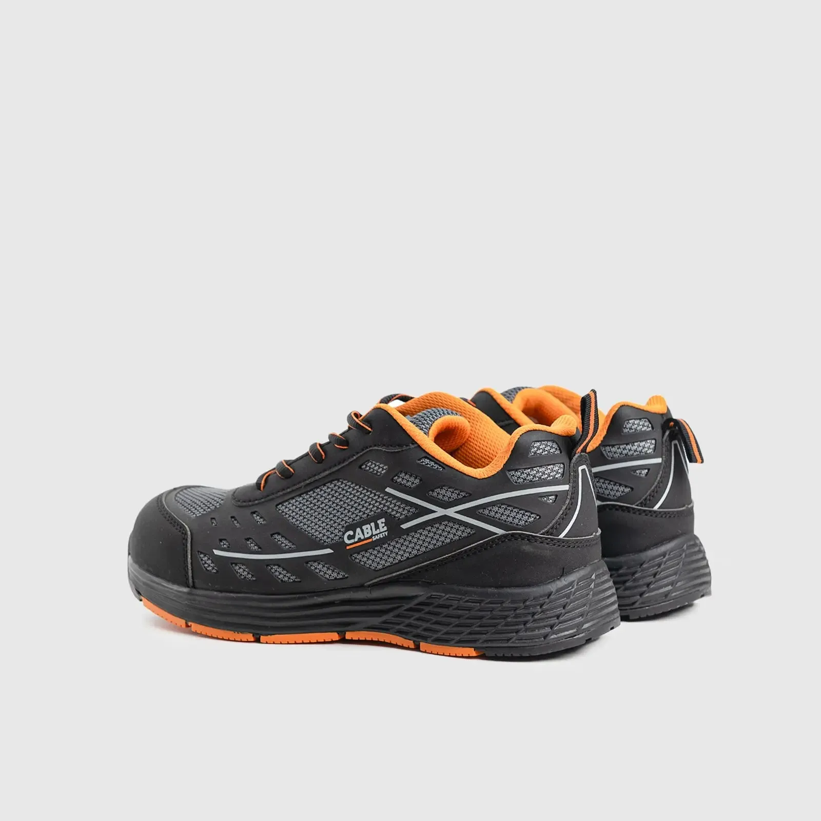 Cable Zircon Safety Shoe Black/Orange