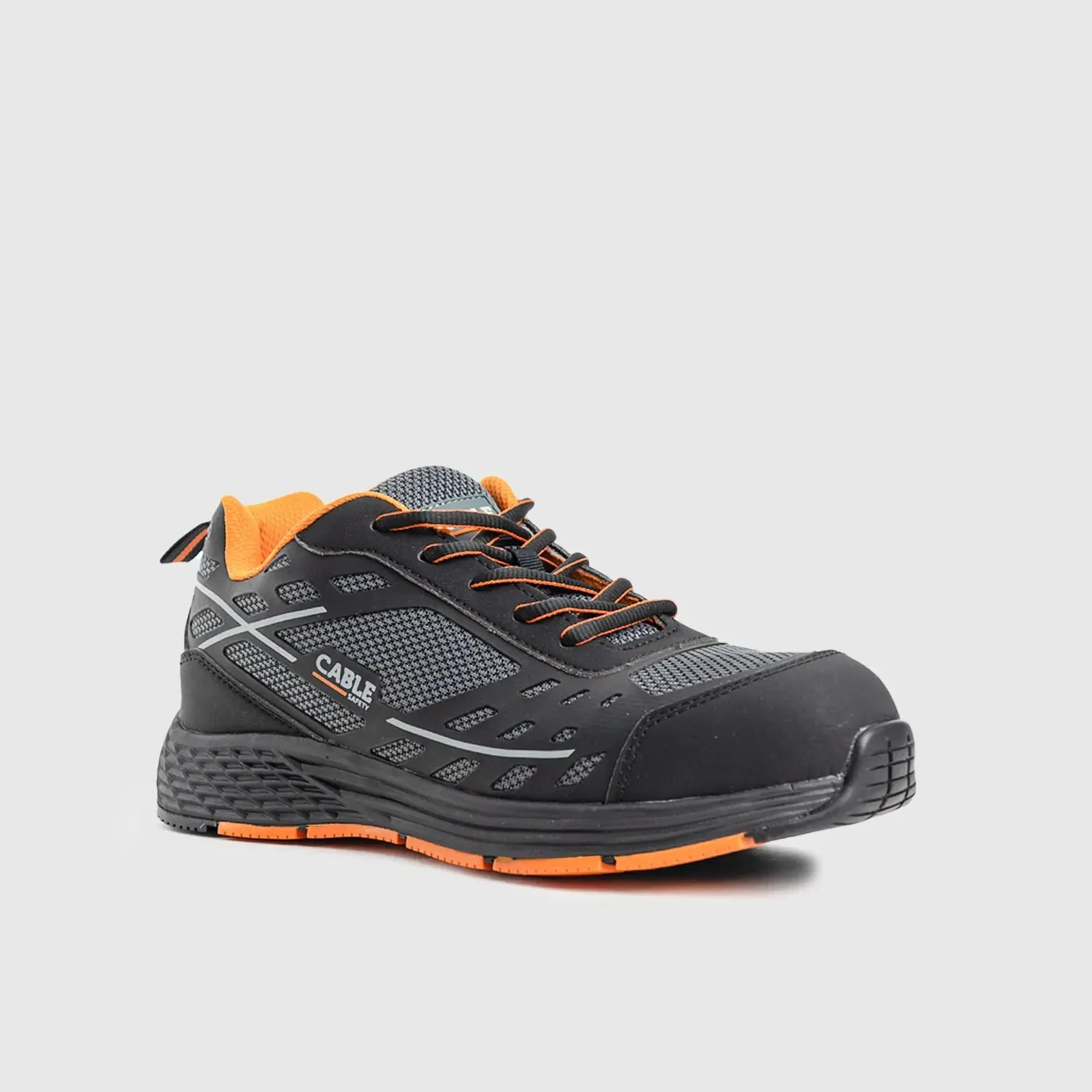 Cable Zircon Safety Shoe Black/Orange