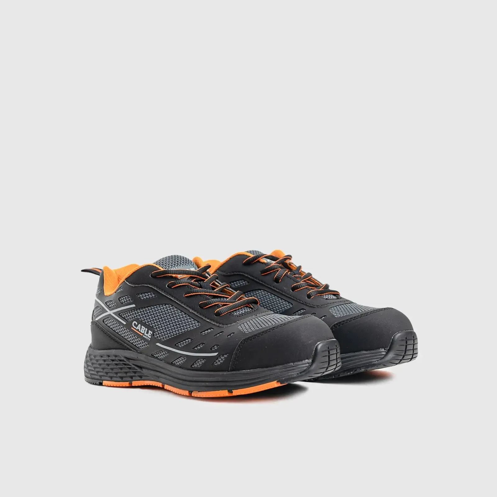Cable Zircon Safety Shoe Black/Orange
