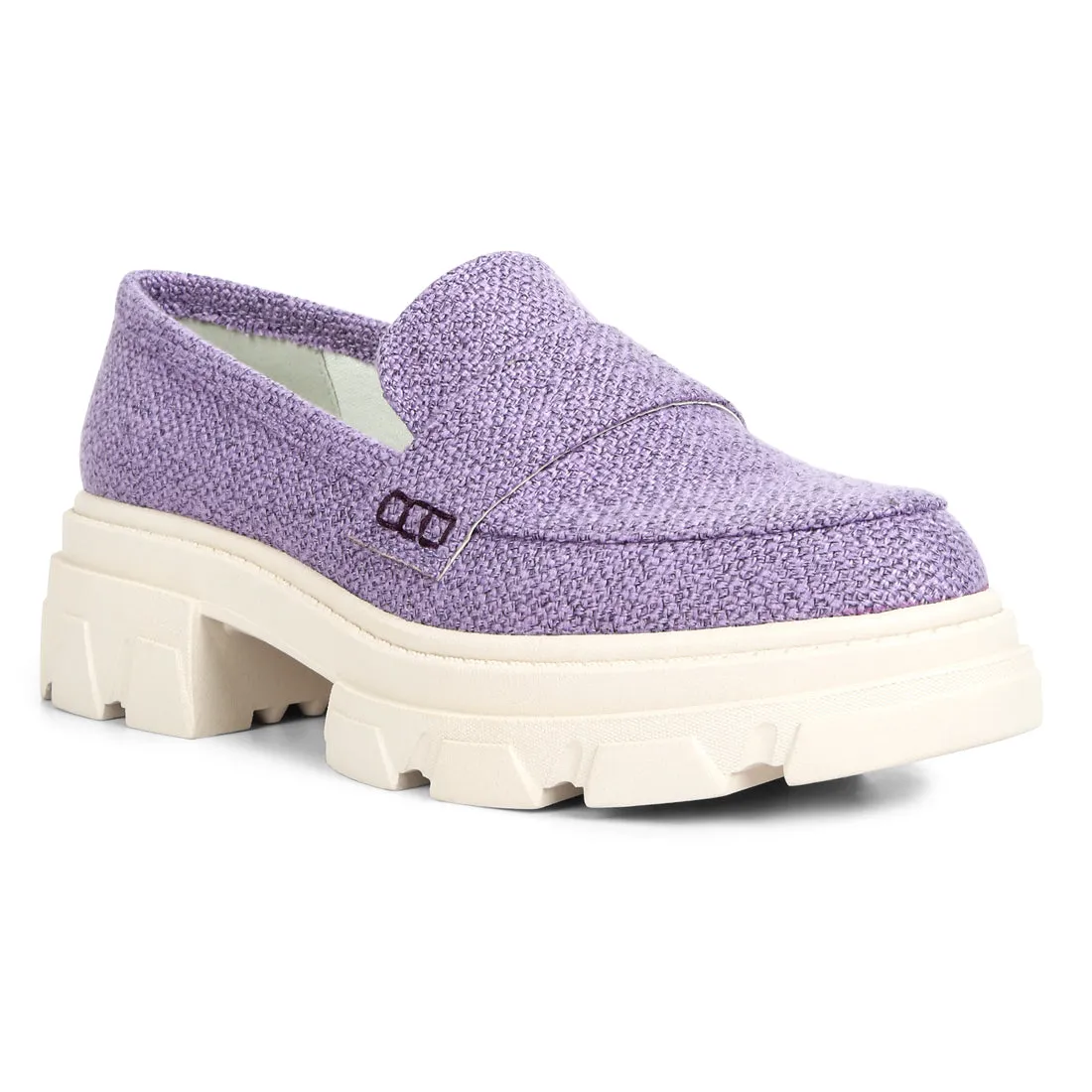 Chunky Lug Sole Loafers