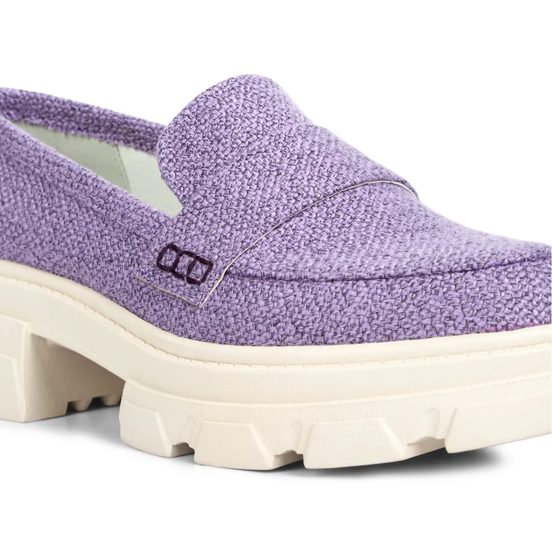 Chunky Lug Sole Loafers