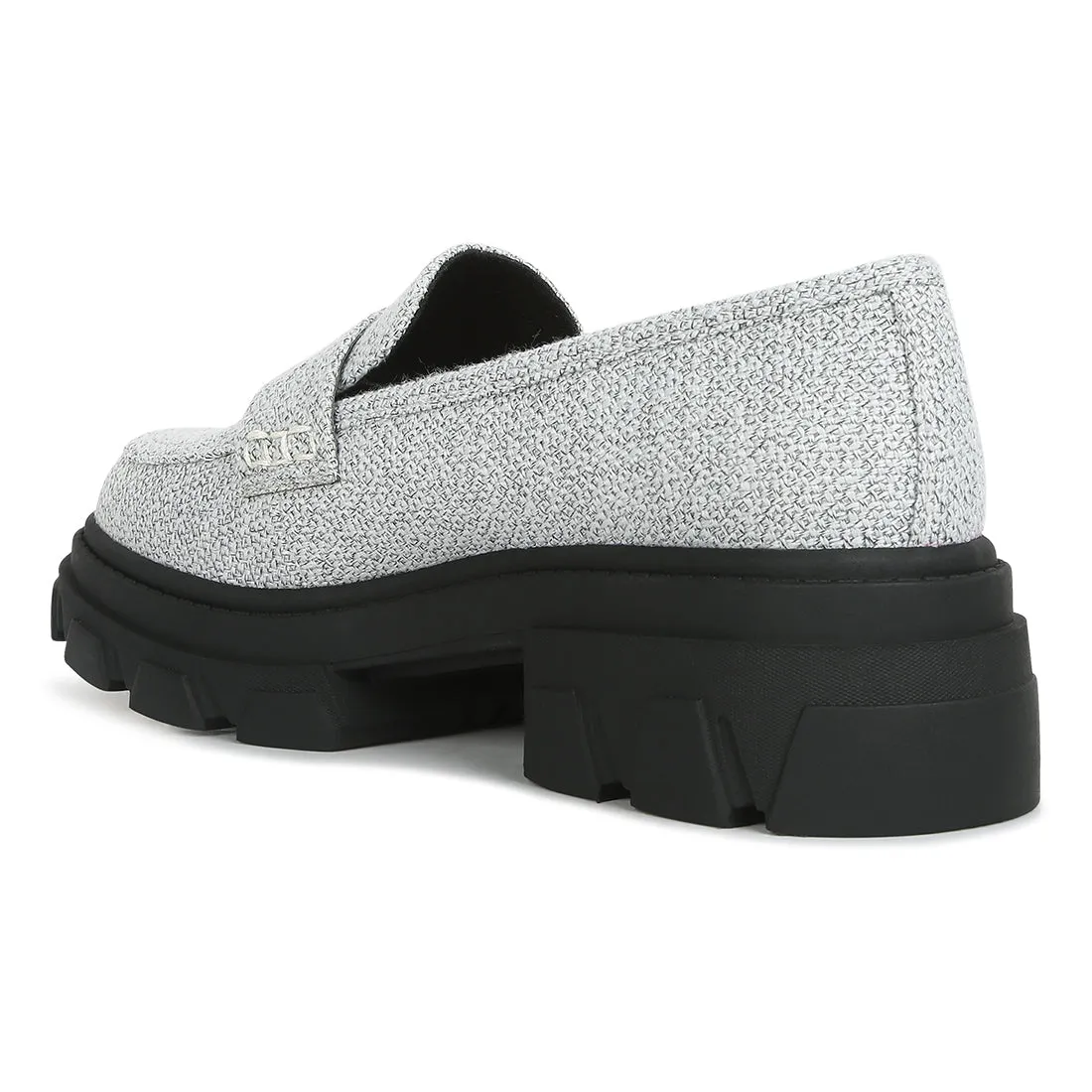 Chunky Lug Sole Loafers