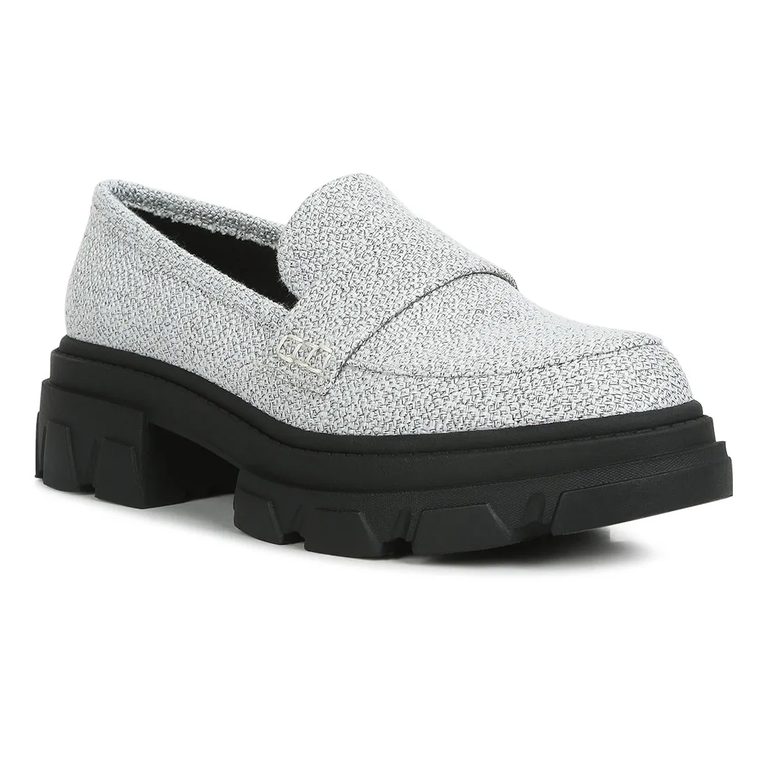 Chunky Lug Sole Loafers