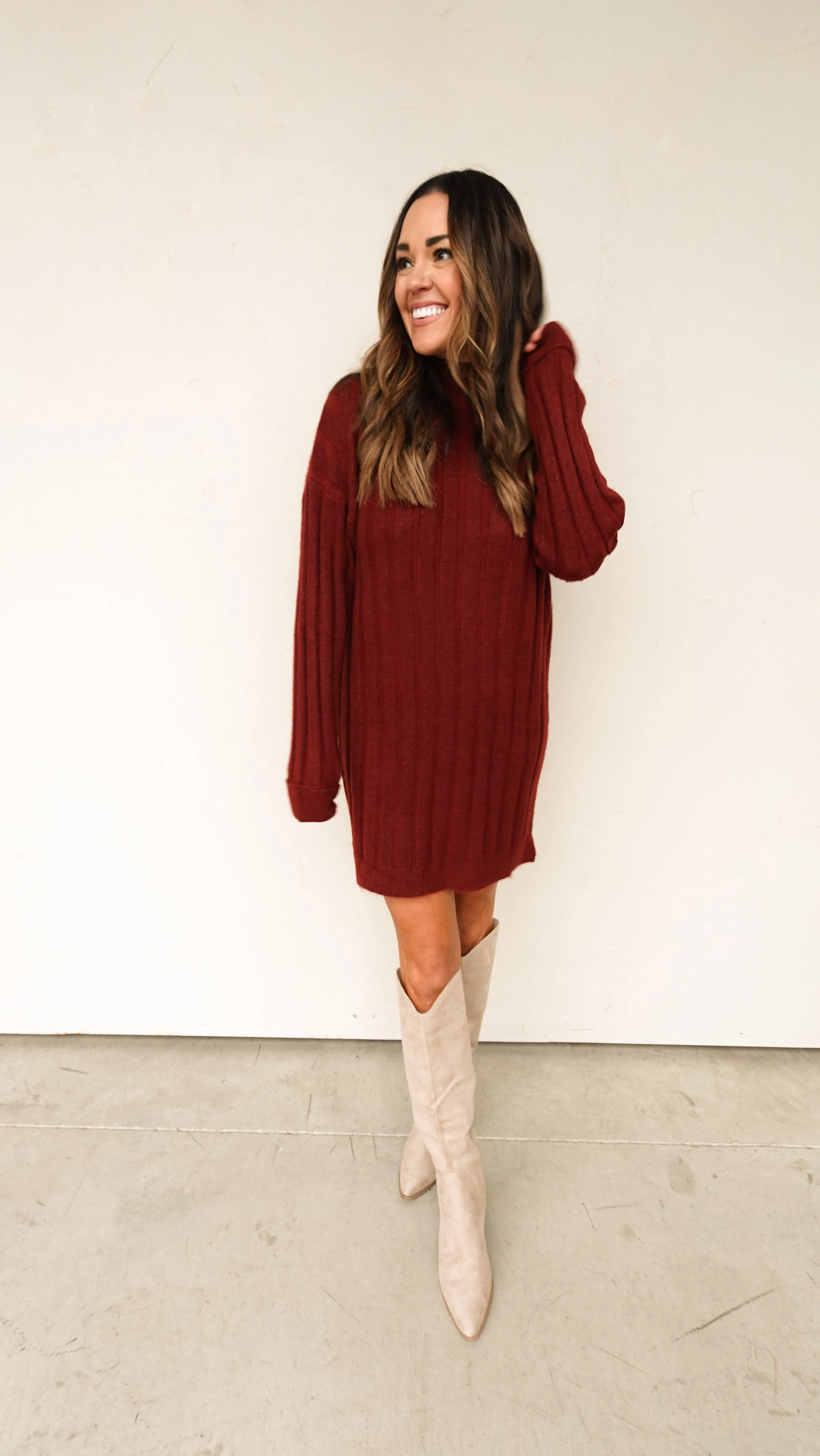 Clay Knee High Suede Boot