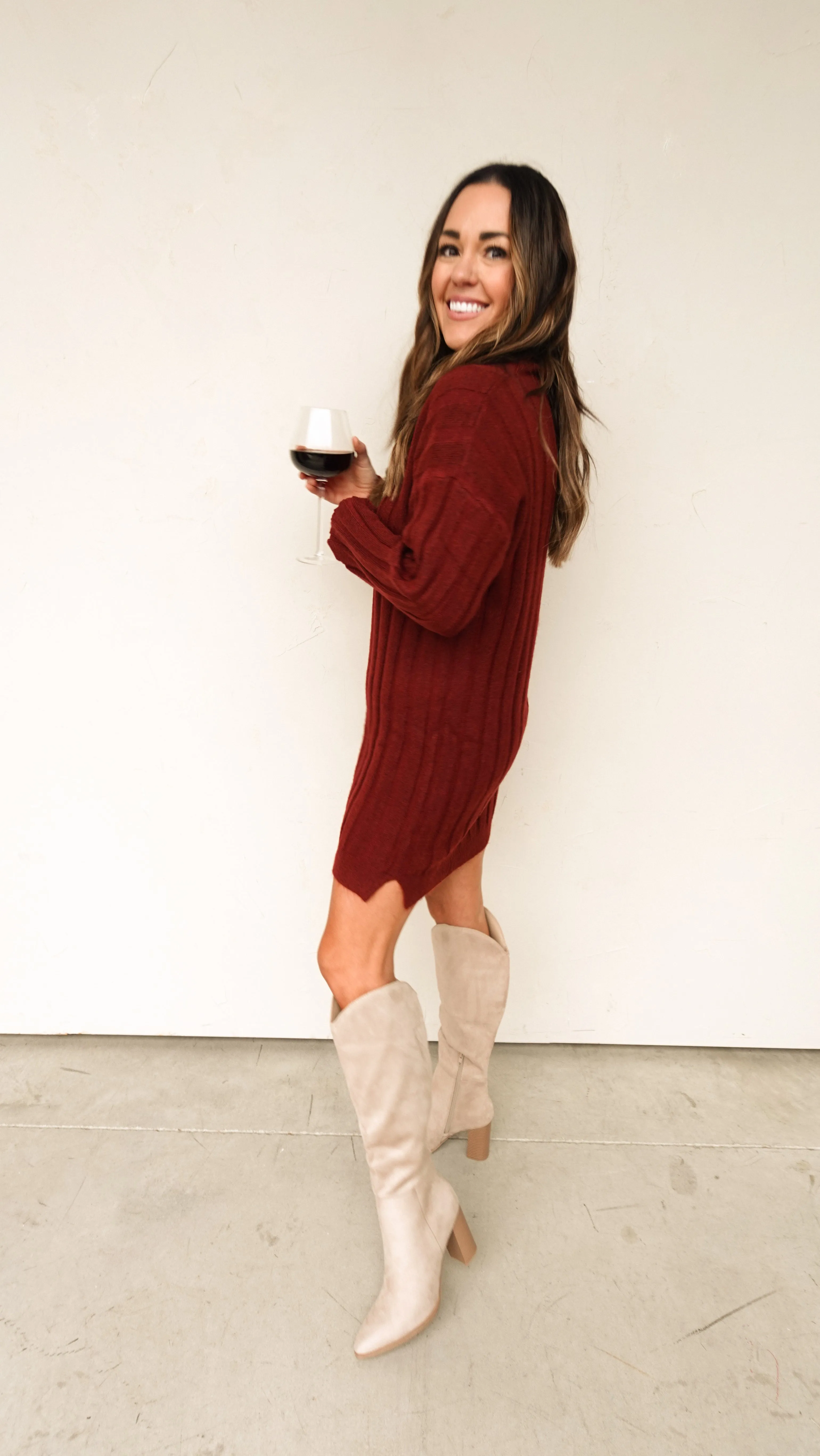 Clay Knee High Suede Boot