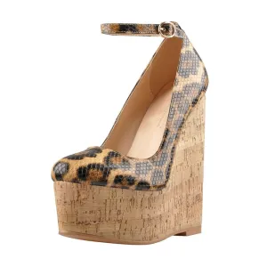 Cork Sole Wedge Platforms
