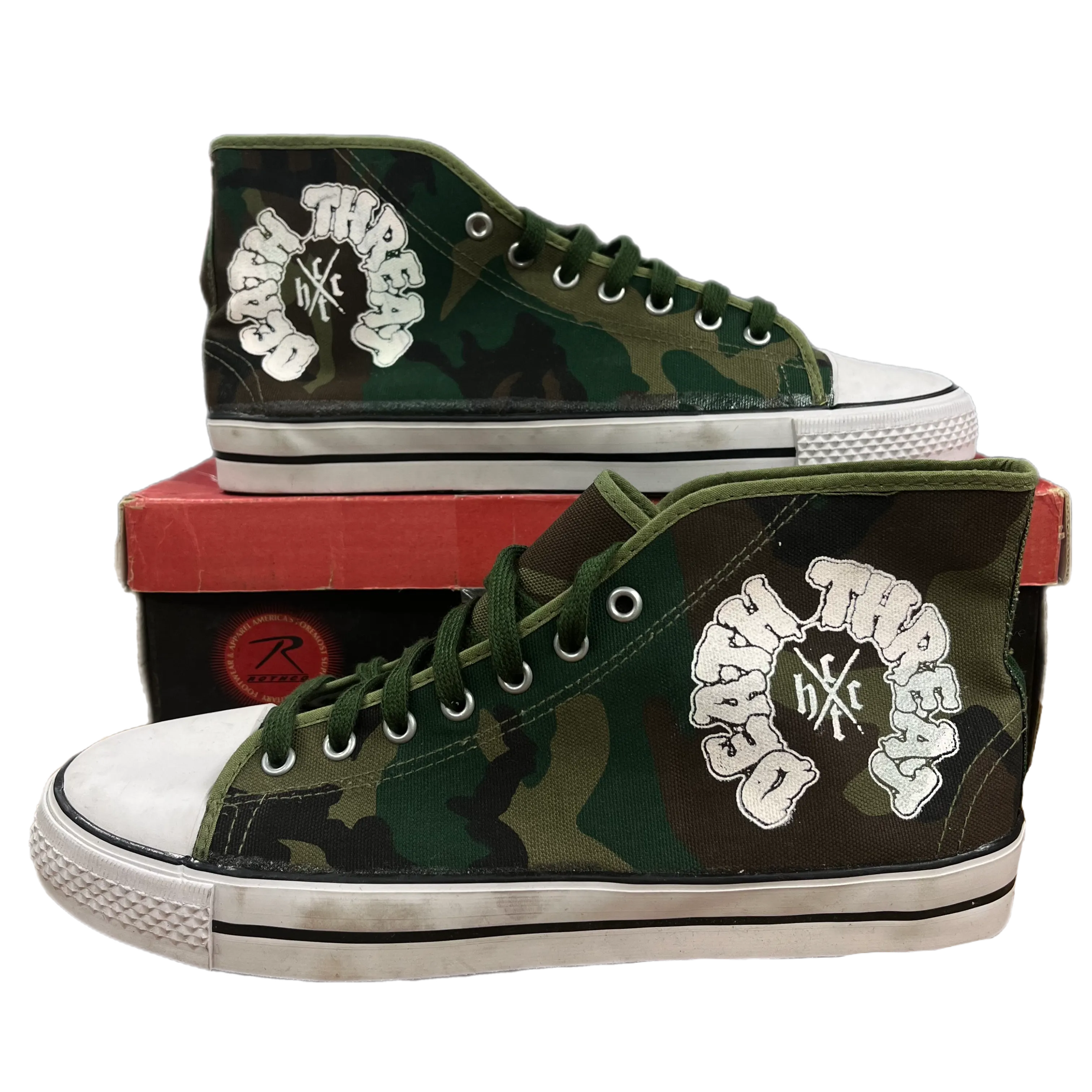 Death Threat "CTHC" Rothco Woodland Camouflage Sneakers