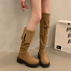 Elegant Fashionable Chic Stylish Trendy Comfortable Pointed Toe Knee High Boots
