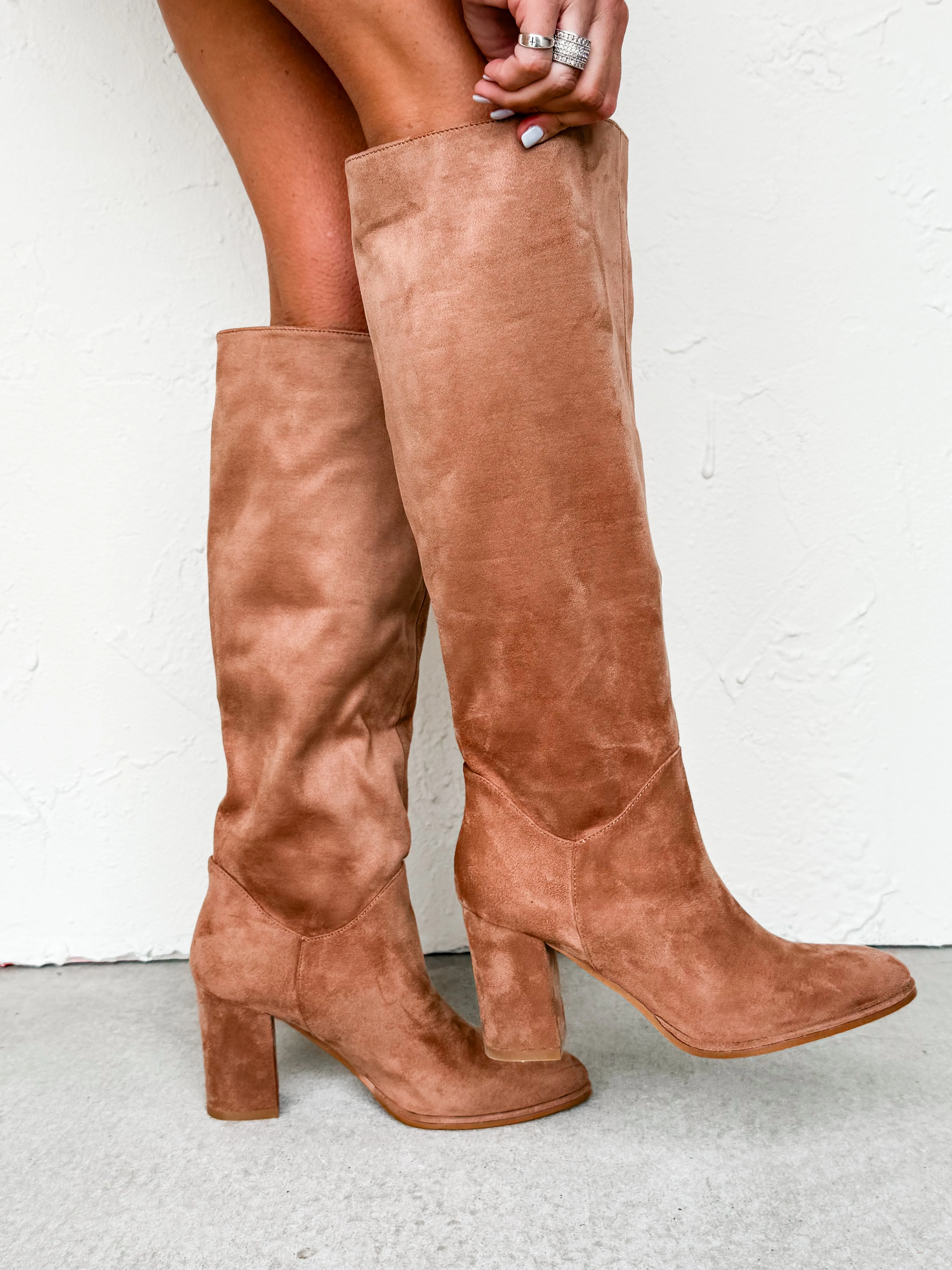 Fynn Knee High Boots-Truffle