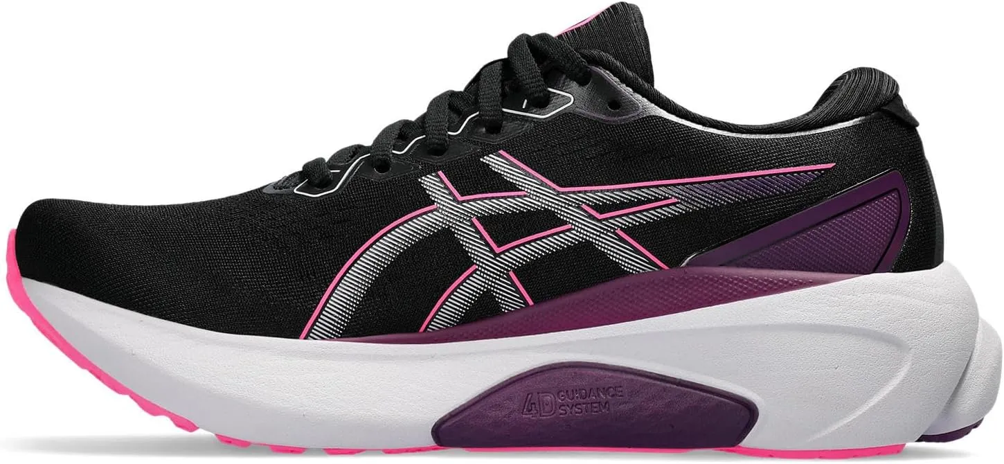 GEL-Kayano 30 ASICS sneakers, Black/Lilac Hint