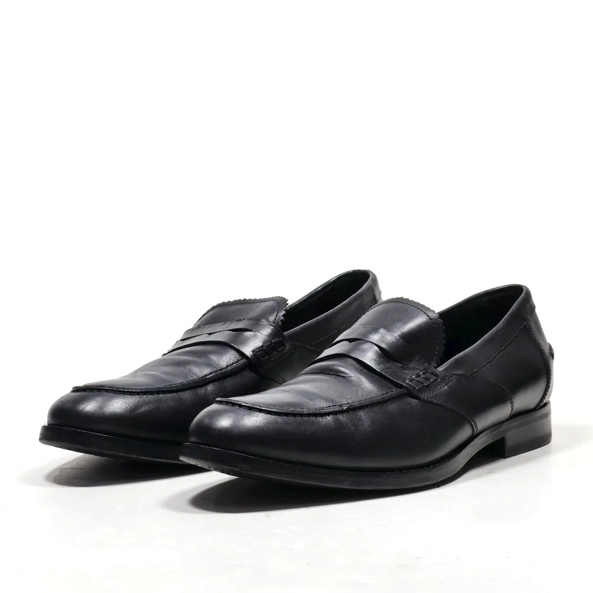 Geox Loafers Leather Black Colour For Men
