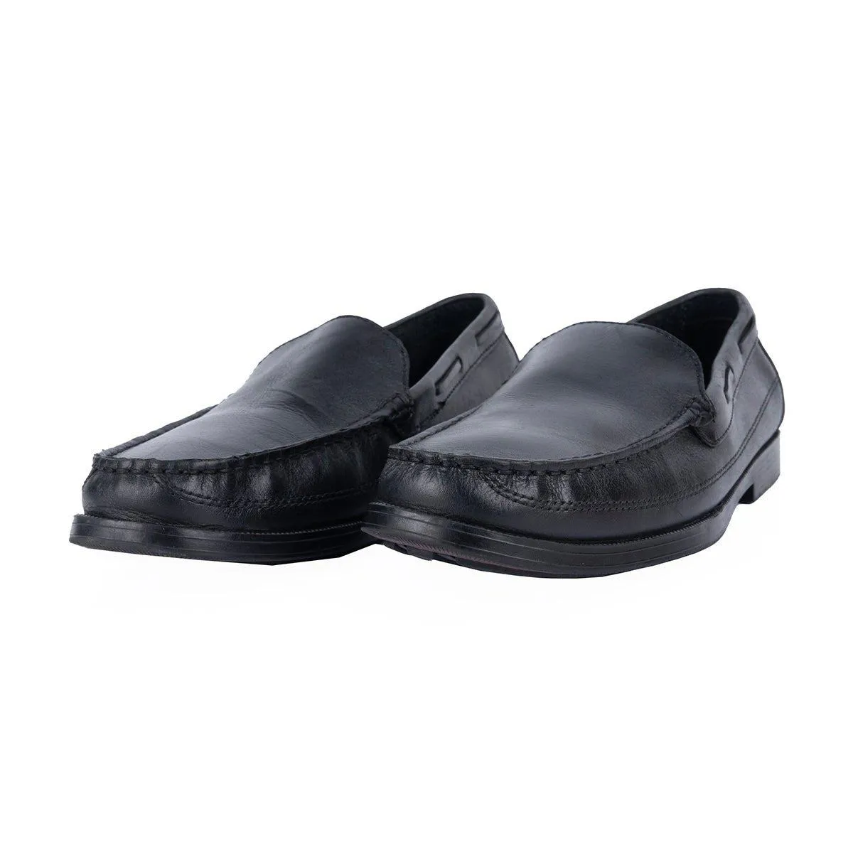 Giorgio Brutini Formal Slip Ons Leather Black Colour For Men