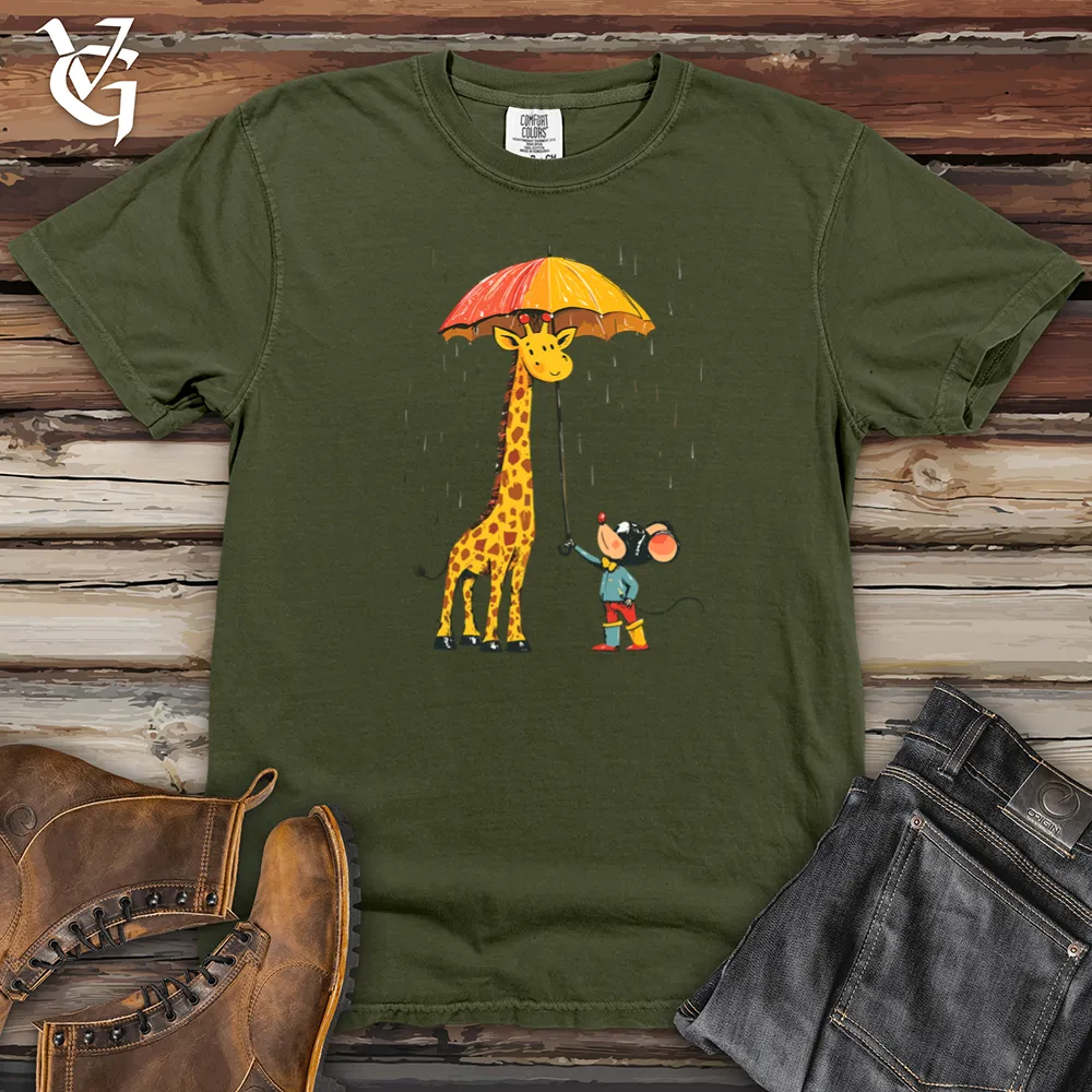 Giraffe Rainstorm Heavy Cotton Comfort Colors Tee
