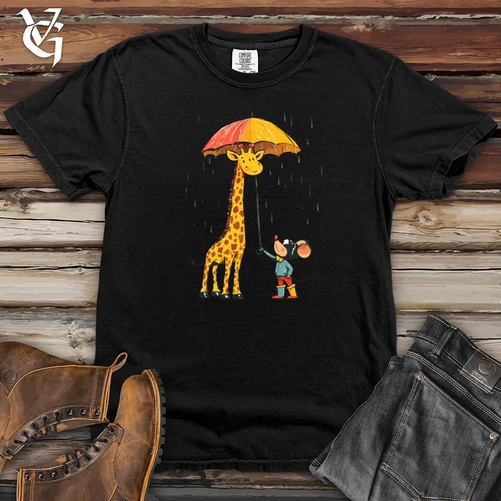 Giraffe Rainstorm Heavy Cotton Comfort Colors Tee