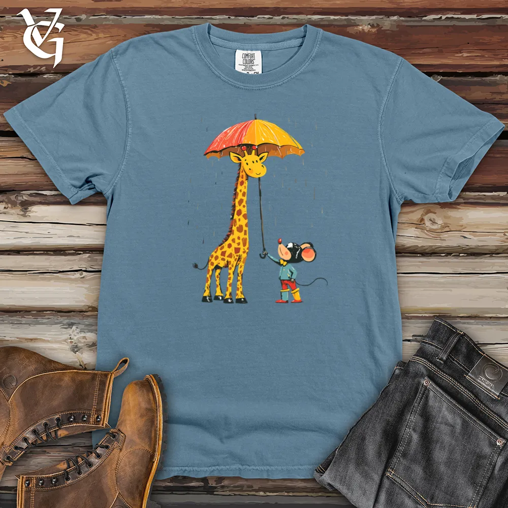 Giraffe Rainstorm Heavy Cotton Comfort Colors Tee