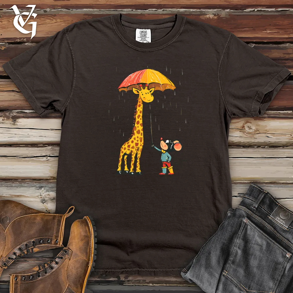 Giraffe Rainstorm Heavy Cotton Comfort Colors Tee