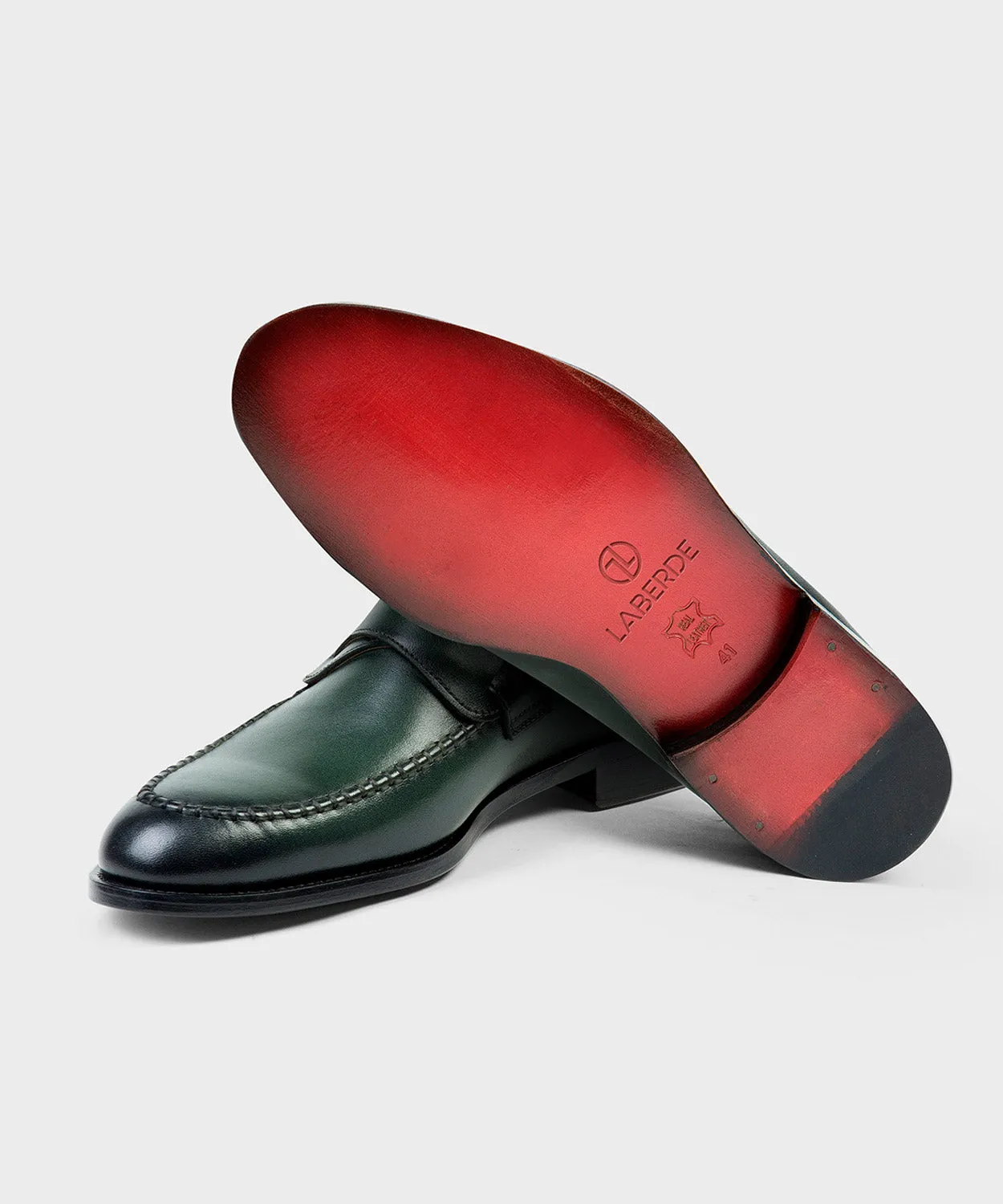 Green Leather Loafer