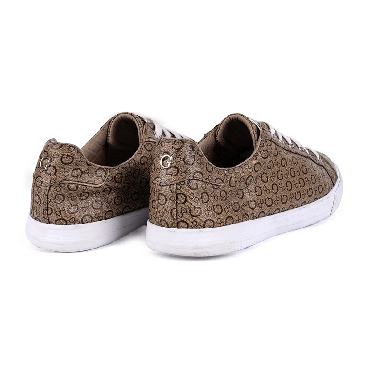 Guess Low-Top Sneakers Leather Brown Colour For Men