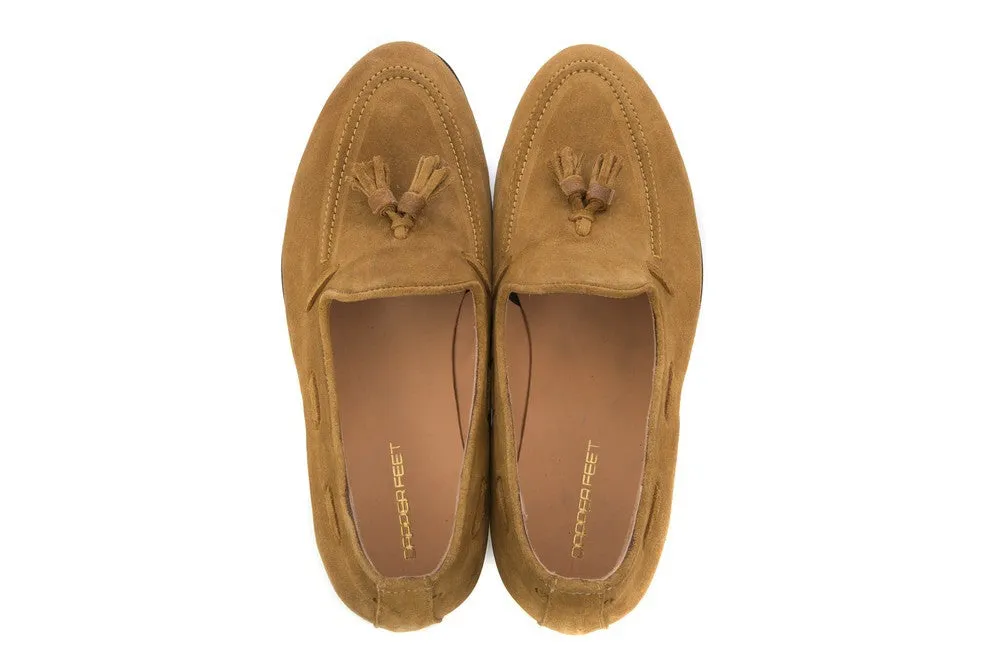 Hampton Tassel Loafers - Tan