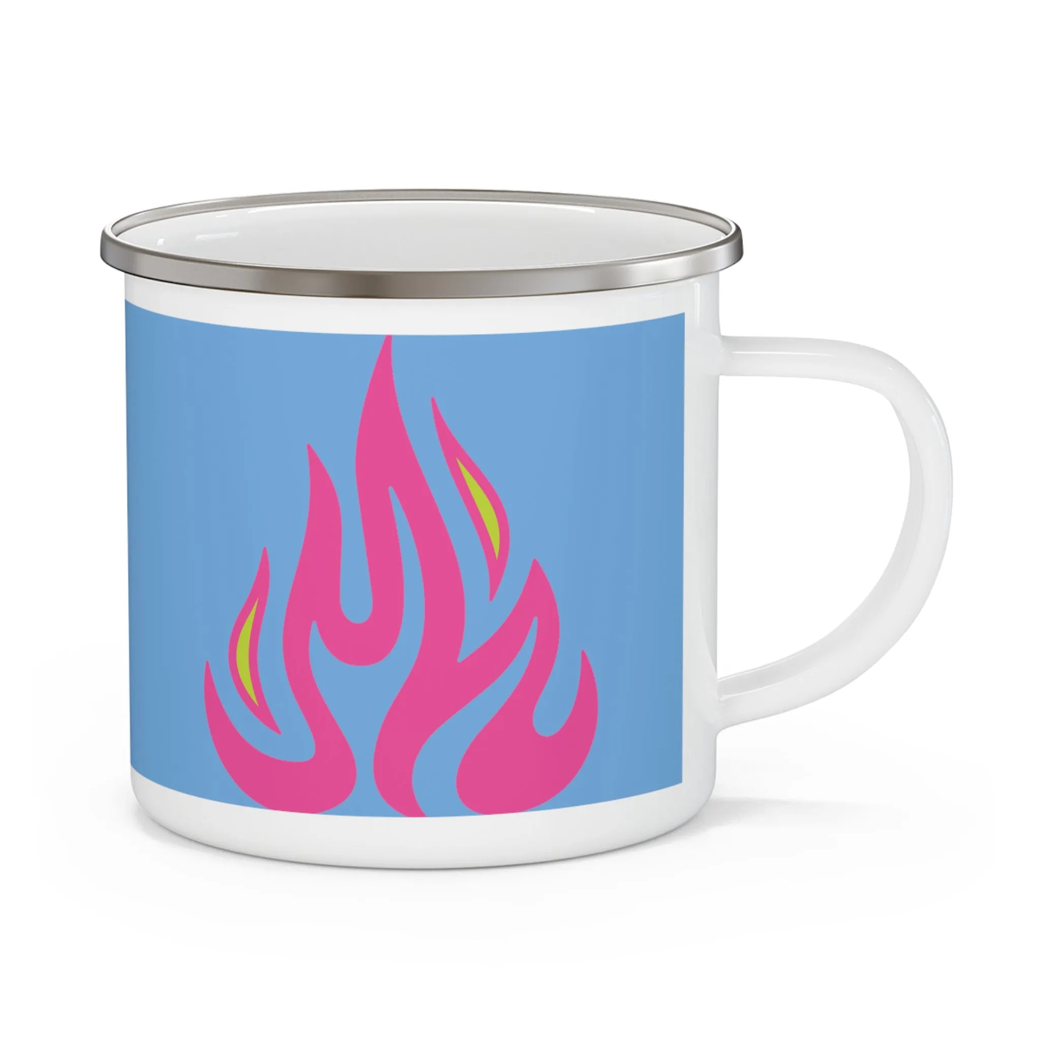 Happy Camper Enamel Camping Mug