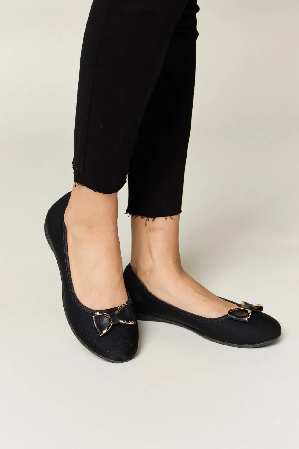Hazel Blues® |  Forever Link Metal Buckle Flat Loafers