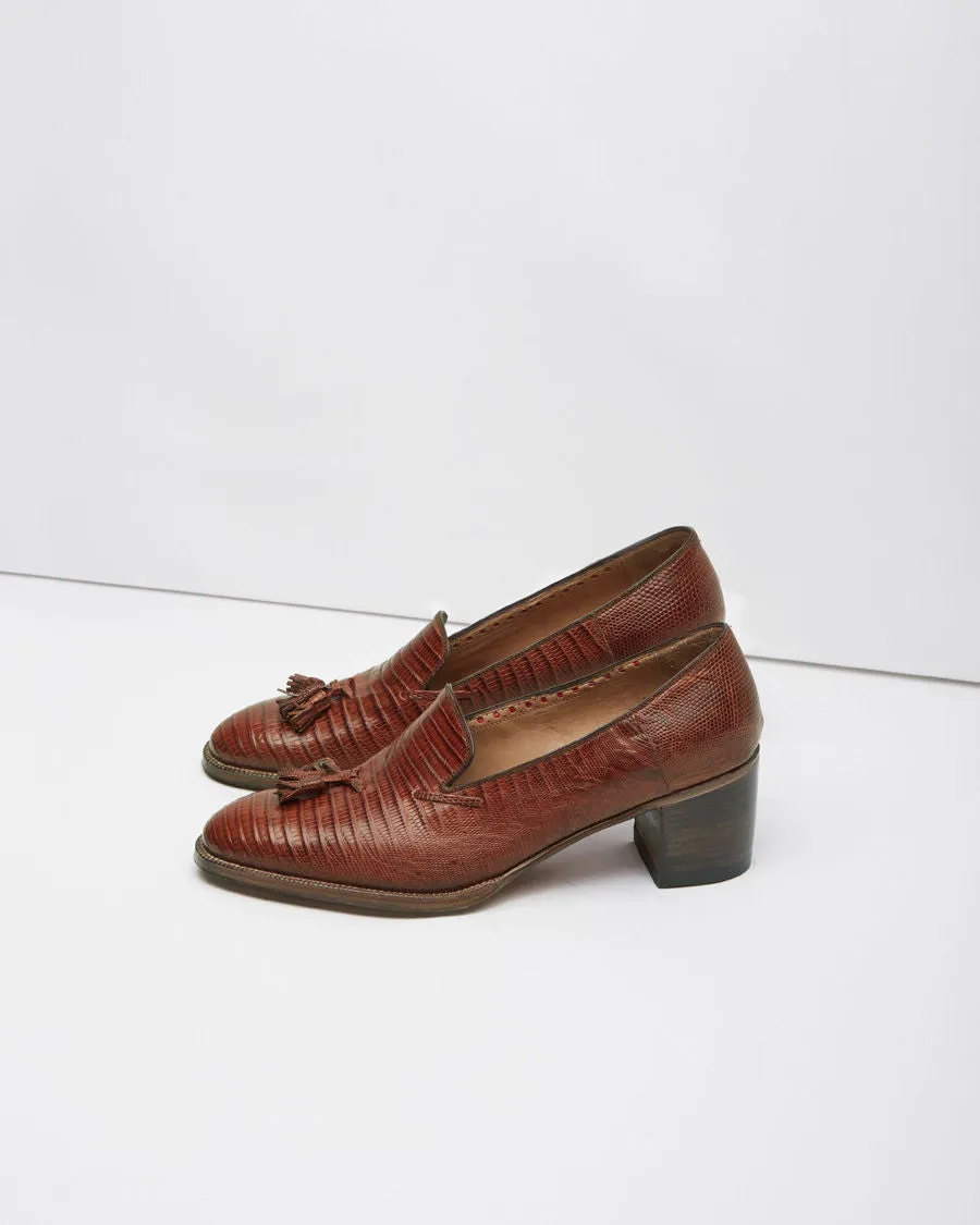Heeled Tassel Loafer