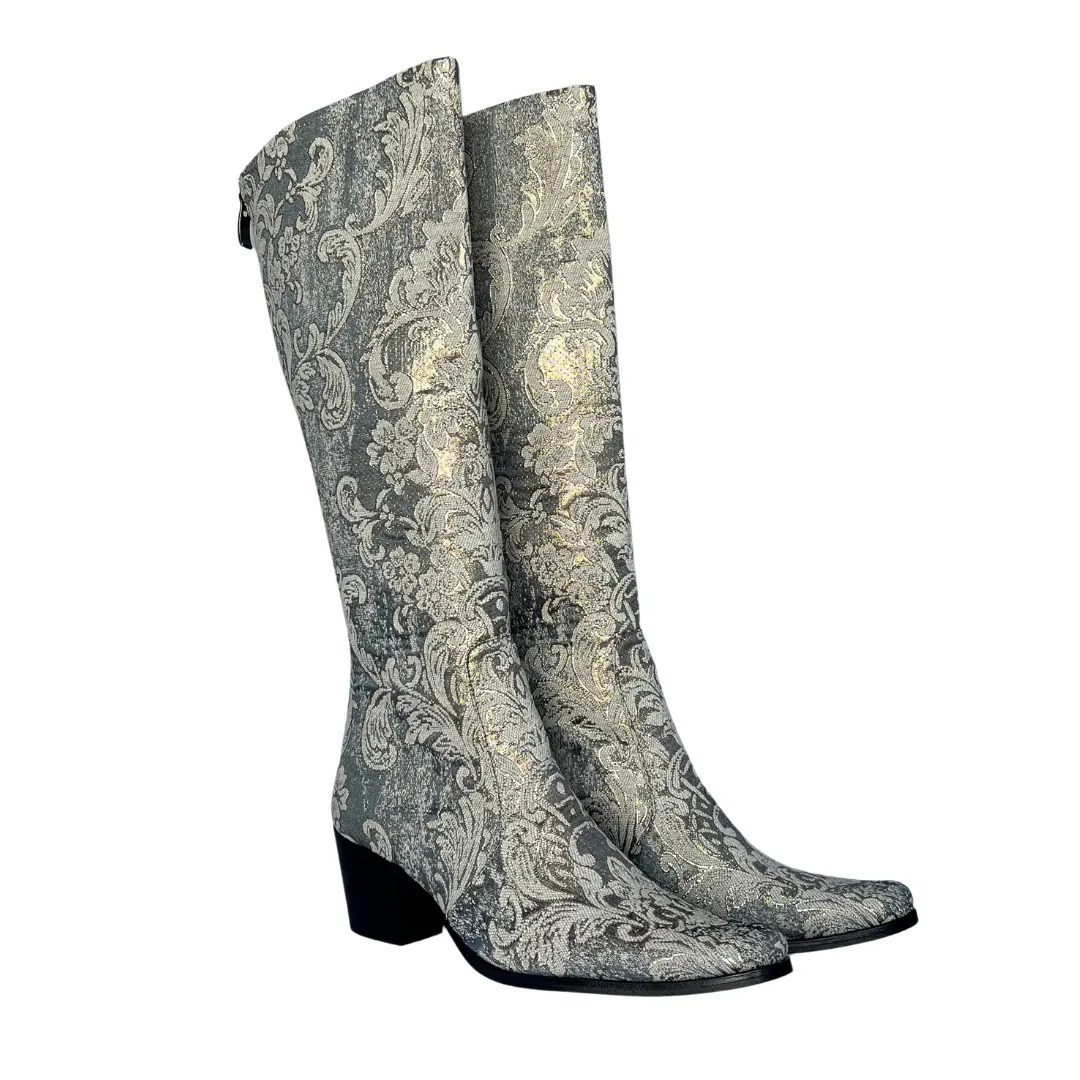 Ice Grey Knee High