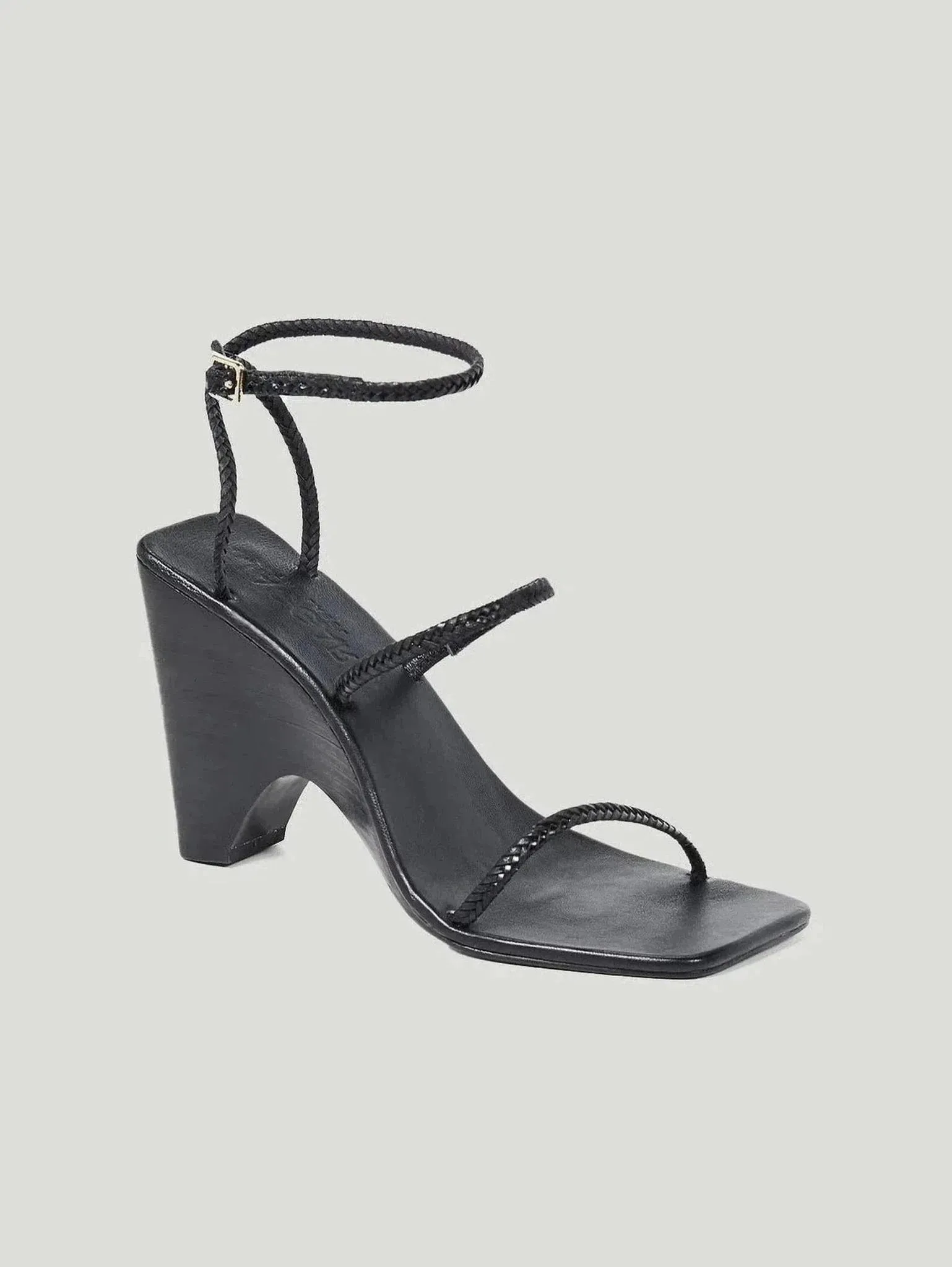 Jaggar Woven Leather Wedge Sandals | Cowhide Leather | Stylish & Comfortable Night Out Footwear | One Posh Closet