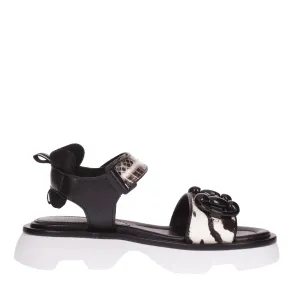 JEANNOT Black & White LJ401Y Sandal