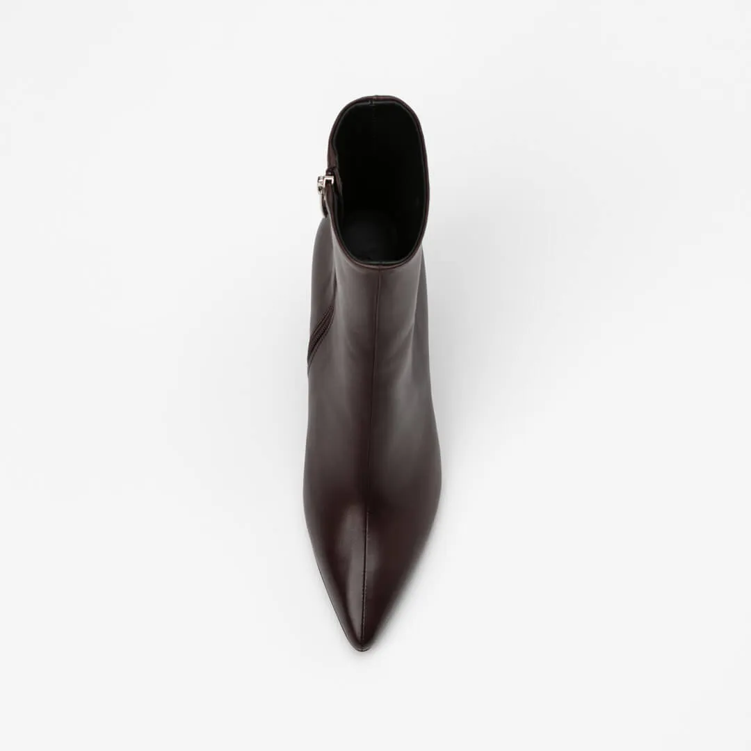 *LAGOA - black leather, 8cm szie UK 2.5