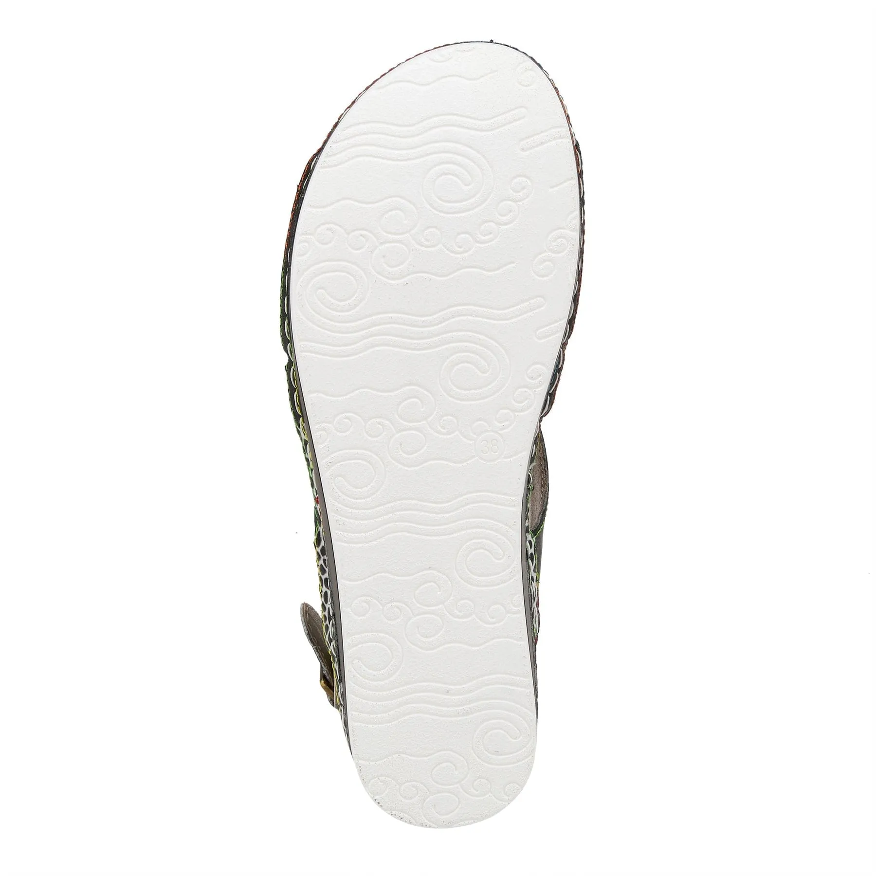 L'Artiste Women's Sumacah Sandals- Black Multi