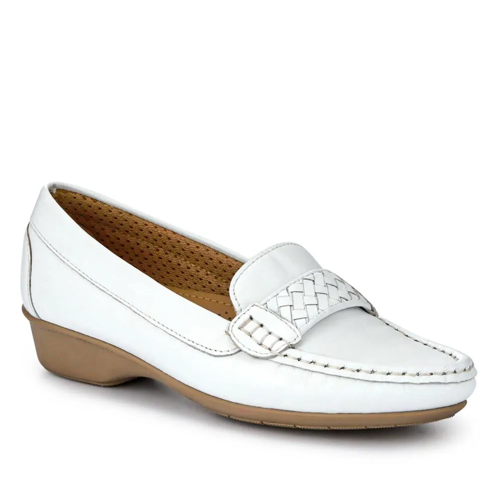 Leather Breathable Loafers - NAP41003 / 327 489